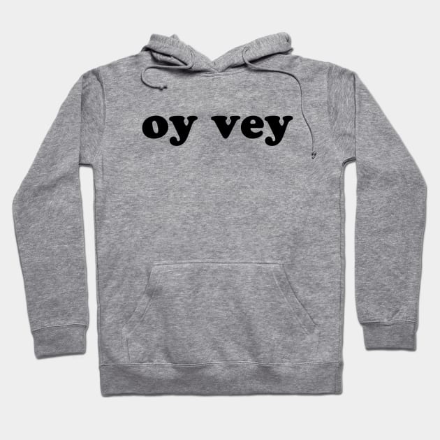 oy vey Nice Jewish Hanukkah Gifts Hoodie by MadEDesigns